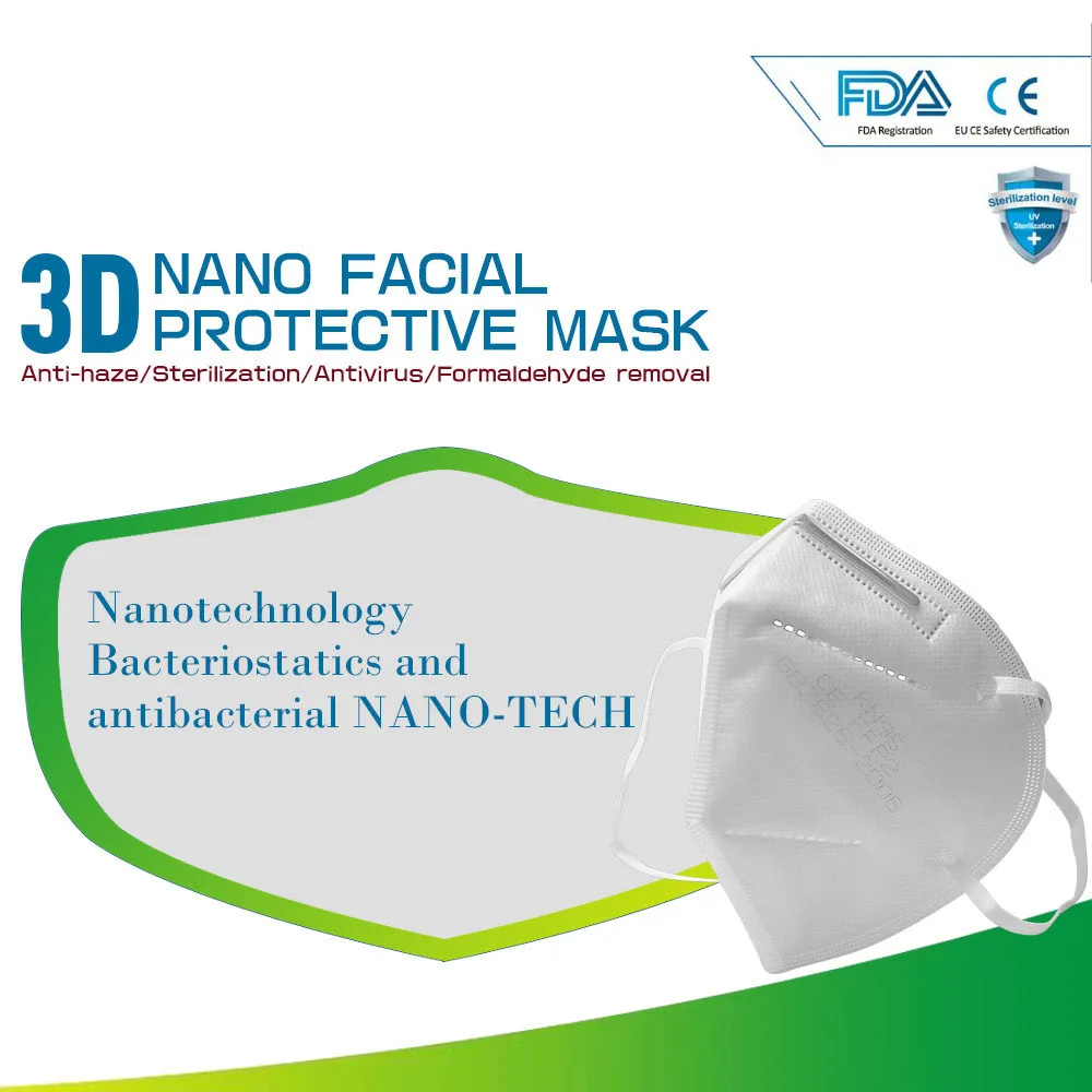 

12Pcs KN95 Mask 6-Ply Nonwoven Dust Protective N95 Mask FPP2 Authentic PM2.5 Safety Anti-Germs Face Mask Earloop 2020 Hot Sale