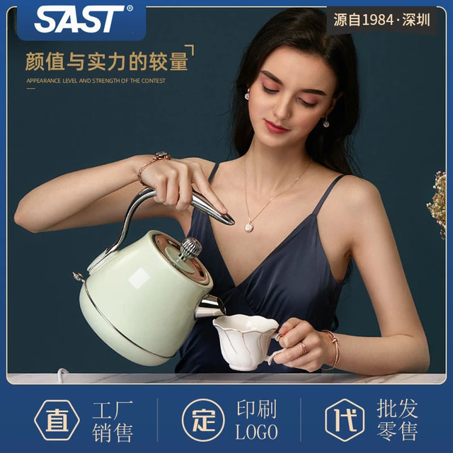 1.8l 304 Stainless Electric Kettle With Water Temperature Control Meter  Household Quick Heating Electric Boiling Tea Pot Coffee - Electric Kettles  - AliExpress