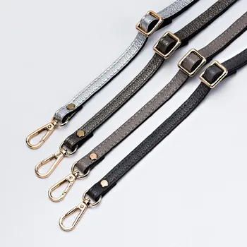 

1.2cm PU lady bag strap belt Lichee Pattern crossbody bag belt DIY Single shoulder bag belt Handle 75~135cm adjustable