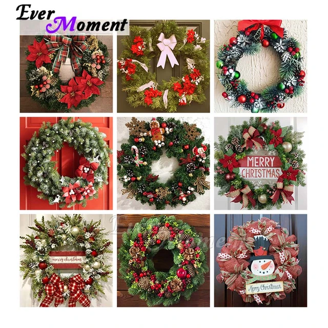 5D DIY Diamond Painting Christmas Tree Craft Home Ornaments Resinstone  Mosaic Christmas Decoration for home Navidad Gifts