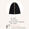 Geebro metal Rhinestones Slouchy Skullies Beanies For Women Female Autumn Bonnets Caps Winter Cotton Stretch Casual Hats 2
