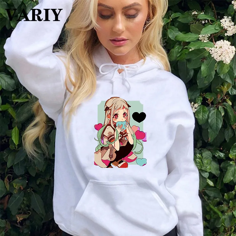 

Kawaii Yahiro Nene Graphic Women Hoodies Anime Toilet Bound Hanako Kun Clothes Harajuku Japanese Manga Lady Pullover Oversized