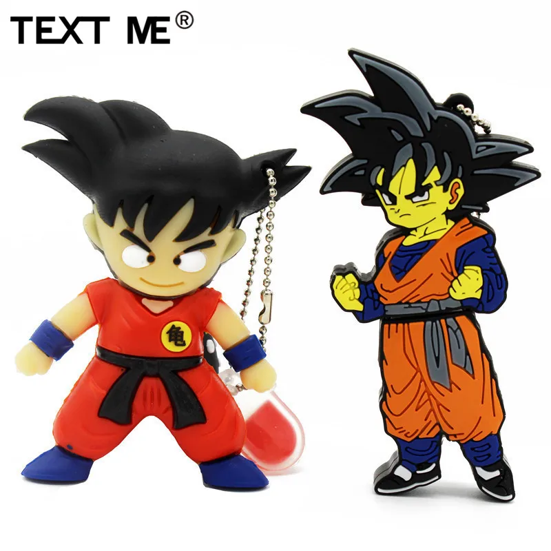 Напиши мне мультфильм 64 Гб Dragon Ball Z goku модель usb флэш-накопитель usb 2,0 4 ГБ 8 ГБ оперативной памяти, 16 Гб встроенной памяти, 32 ГБ флэш-накопитель классный подарок