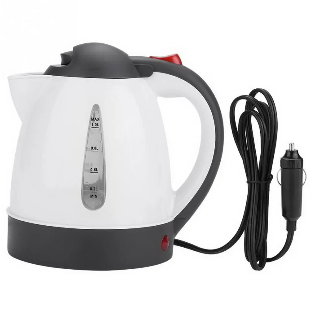 

Car Electric Kettle 304 Stainless Steel ABS Insulation Anti-Scald Car Travel Coffee Pot Tea Heater Boiling Water