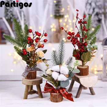 

Mini Christmas Decoration Tree Festival Desktop Decoration Small Tree Christmas Day Decorations Happy New Year рождество 2021