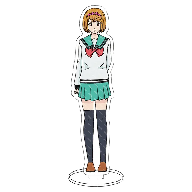 Anime Figure The Disastrous Life of Saiki Kusuo Key Chain Pendant Cosplay Two-sided Keychain Prop Acrylic Stand Model Toy Violet