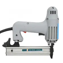 50 Гц 220 В 1800 Вт Электрический пистолет для ногтей заклепка пистолет инструмент Электрический прямой гвоздь гвоздильщик степлер Деревообрабатывающие инструменты для забивания гвоздей