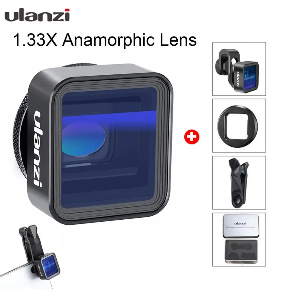 Anamorphic Lens For IPhone 11 Pro 1.33X Wide Screen Liquidation Square