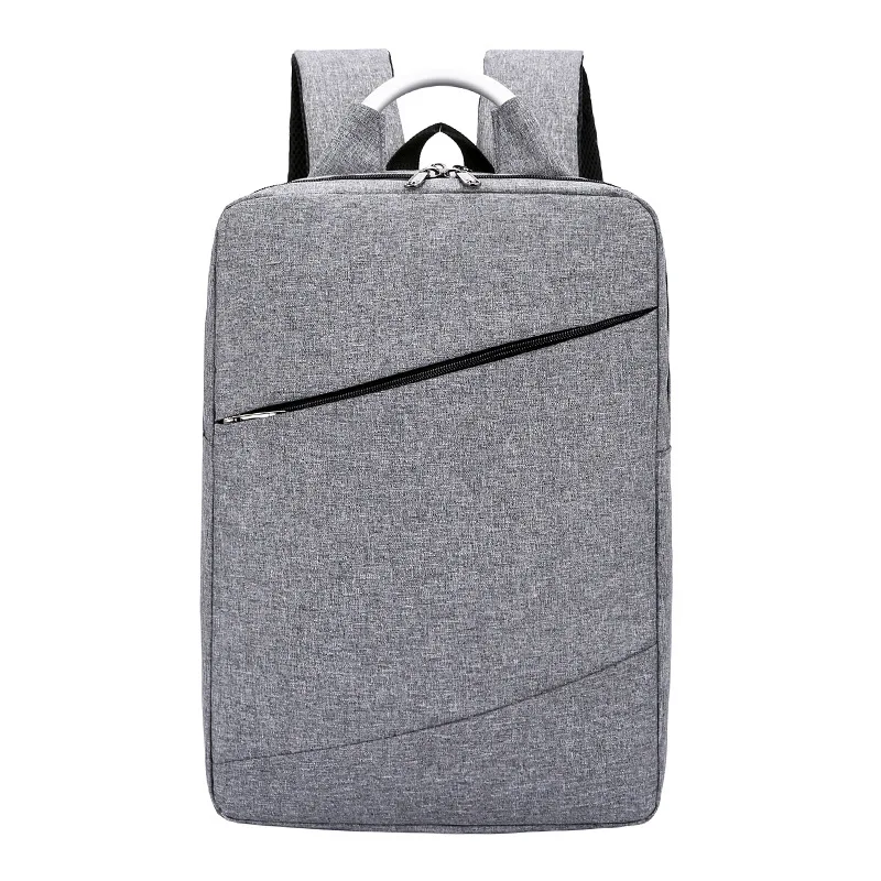 

New Style Backpack Men's Business Casual Computer Bag Hard Handle Large Capacity Schoolbag Solid Color Gift