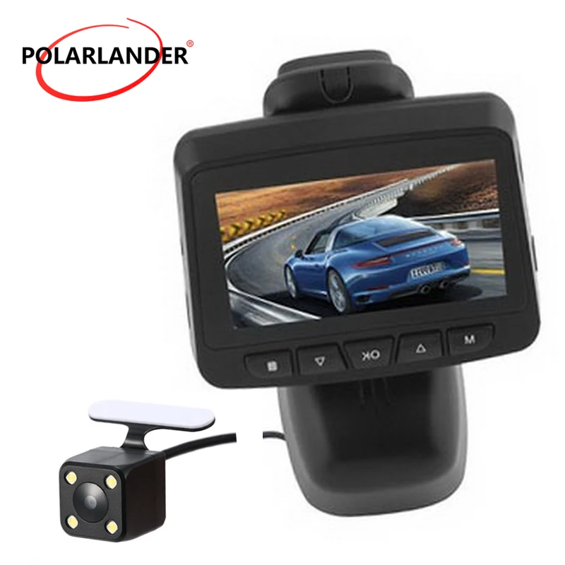 

Car Recorder Dash Cam 150° View Angle Dual-lens With Reversing Camera TF Card Hidden A307D