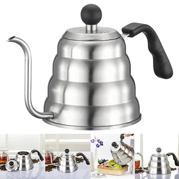 

Stainless Steel Pour Over Coffee Kettle Tea Kettle Gooseneck Coffee Kettle for Drip Coffee and Tea TB Sale