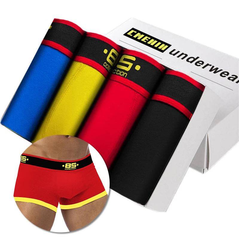 Нижнее белье Cueca T0005 сексуальное Сетчатое нижнее для мужчин|Боксеры| |