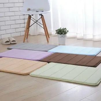

Multicolor Fashion Absorbent Soft Memory Foam Bath Bathroom Bedroom Floor Shower Non-slip Mat 2020 New Arrival