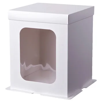 

Thicken Cake Box Transparent Dessert Box Packaging Storage Container Packing Box