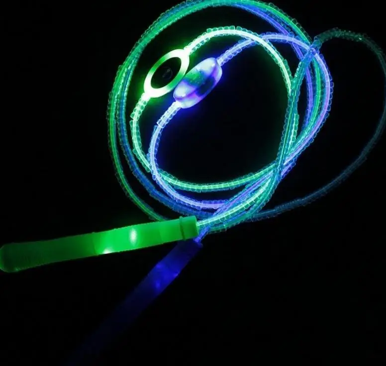 

Men Women Sports LED Flash Light Jump Rope Luminescence Skipping Jump Rope Free Shipping
