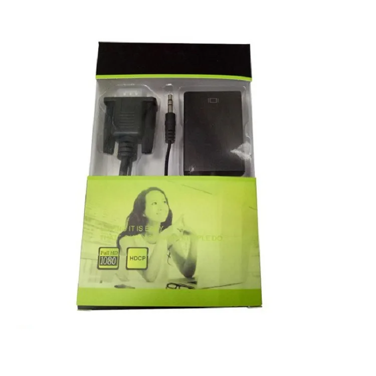 VGA к HDMI адаптер VGA революция HDMI мать компьютер подключение ТВ с аудио кабель соединение