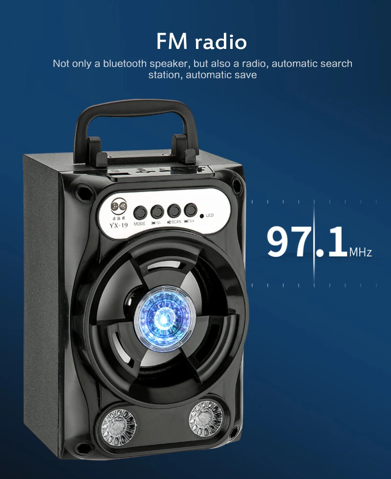 Hot Sale Portable Speaker Bluetooth 5.0 Speaker With TF Card USB Playback AUX Input Play Subwoofer TWS Wireless Lound Speakers Hot Sale Portable Speaker Bluetooth 5.0 Speaker With TF Card USB Playback AUX Input Play Subwoofer TWS Wireless Lound Speakers