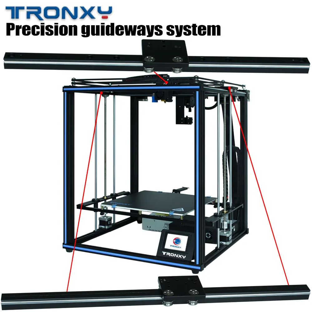 

Guide rail CoreXY FDM DIY 3d printer TRONXY X5SA PRO Titan extruder flexible filaments professional 3d printer