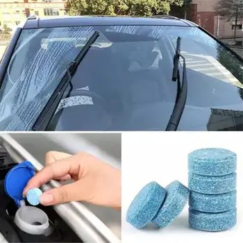 

Solid Wiper Fine Automobile Glass Waterwheel Wiper Concentrated Glass Cleaner Cleaning Agent Cleaning Effervescent Tablets