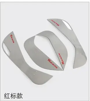 

For Hyundai Tucson 2015 2016 Car Stainless Steel Door Anti-Kick Pad Door protection Cover Decoration Car-styling