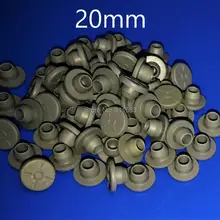 20 мм, 200 шт! серый цвет, много узоров бутилкаучуковые пробки для флаконов, резиновое уплотнение, инъекционные пробки для флаконов, резиновая крышка