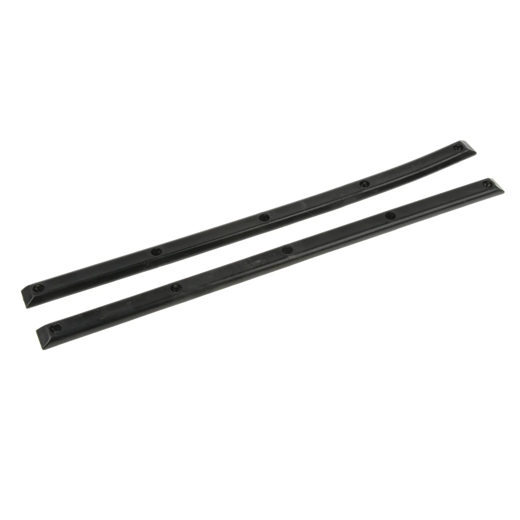 2pcs Skateboard Rails With 10 Screws Reduce Friction Longboard Accessories
