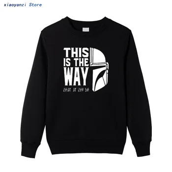 

Men The Mandalorian sweatshirts 2020 hoodies Cotton boys pullovers This Is My Way Streetwear Crew Neck sweatshirt