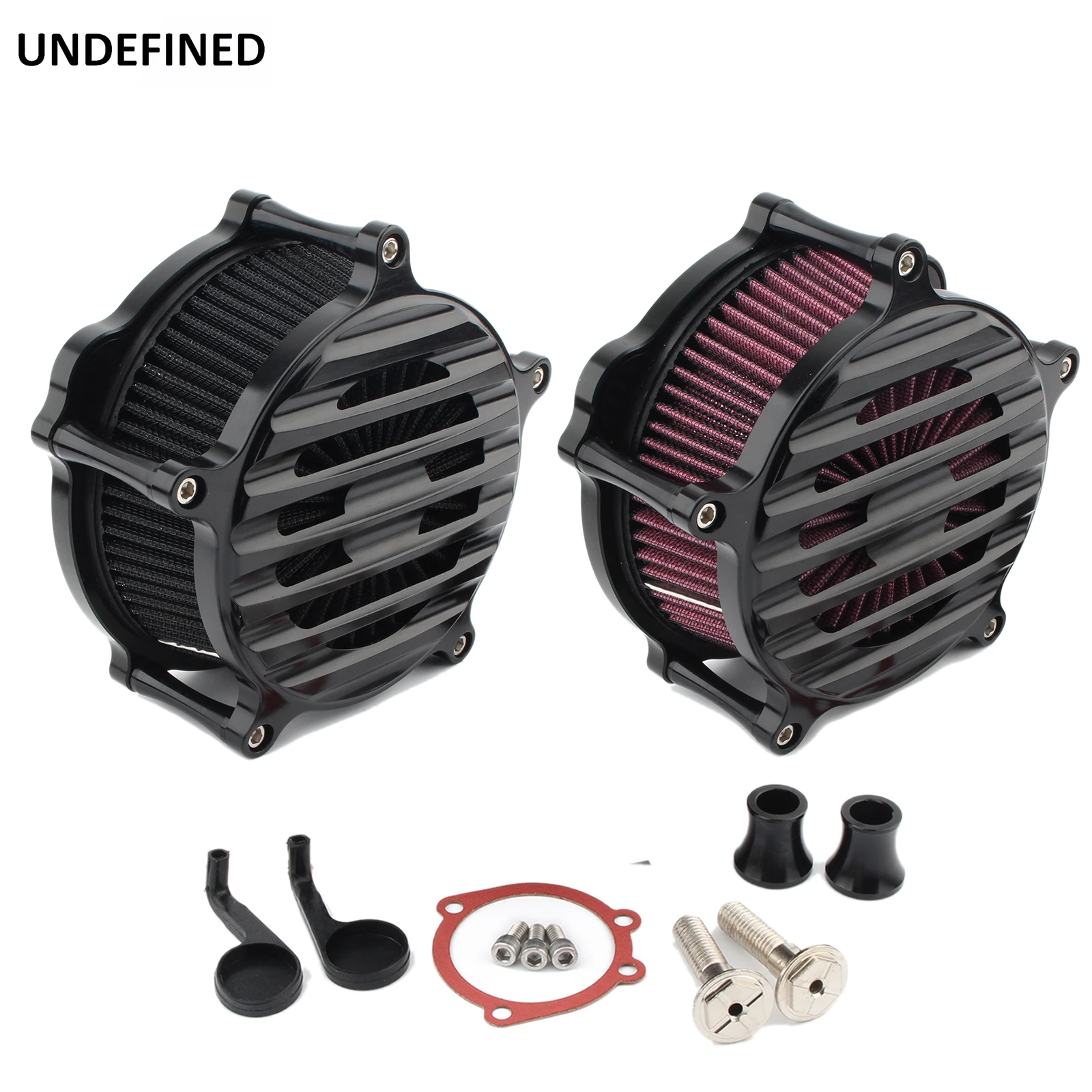 For Harley Sportster Air Filter Black Air Cleaner Intake Kit Xl883
