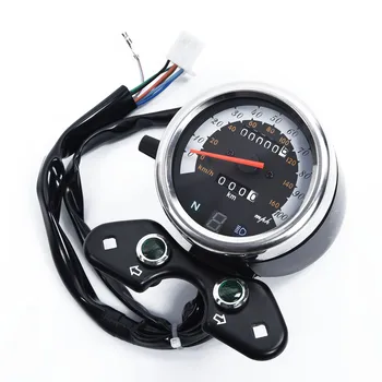 

Motorcycle Led Odometer Speedometer Tachometer Speedo Gauge For Suzuki Cafe New