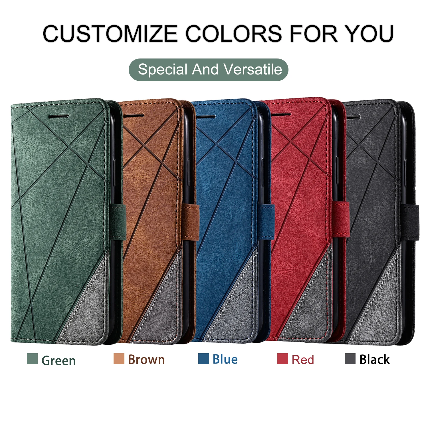 Phone Case For Samsung Galaxy J4 J6 J7Prime J8 Plus A5 A6 A7 A8 M10 A20 A30 A40 A50 A30S A50S A70S A20E A10S A20S Leather | Мобильные