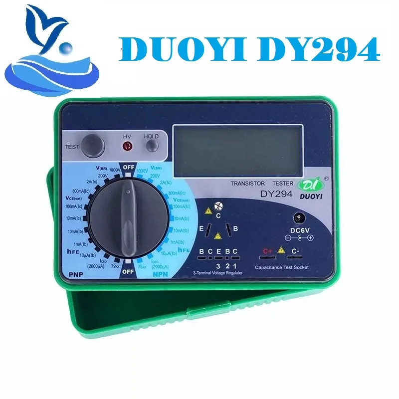 DUOYI DY294 Многофункциональный цифровой тестер транзисторов полупроводниковый