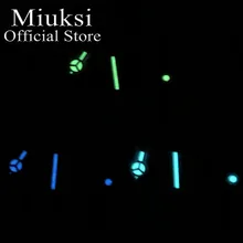 Miuksi серебряные часы Зеленые Синие светящиеся стрелки подходит для NH35 NH36 ETA2824 2836 Miyota8205 8215 821A Mingzhu DG2813 3804 механизм Miuksi серебряные часы Зеленые Синие светящиеся стрелки подходит для NH35 NH36 ETA2824 2836 Miyota8205 8215 821A Mingzhu DG2813 3804 механизм