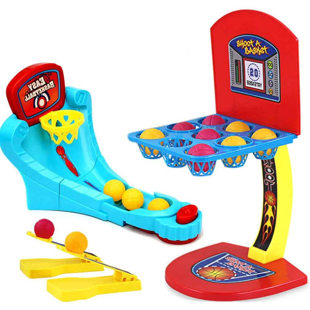 2 комплекта настольной игры игрушки баскетбольные для стрельбы пинбол игра