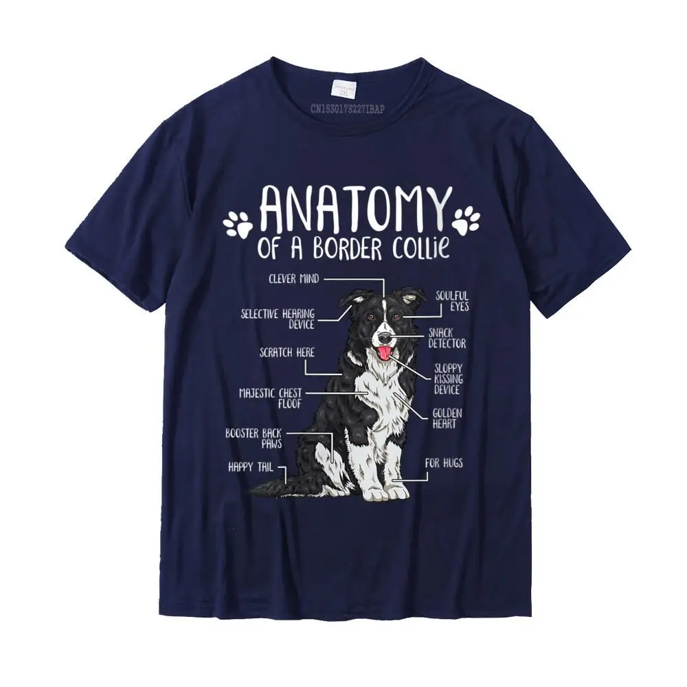 Family Street T-Shirt Hot Sale ostern Day Short Sleeve Round Neck Tops T Shirt 100% Cotton Men Casual T Shirt Drop Shipping Womens Funny Anatomy Border Collie Dog Lover V-Neck T-Shirt__29118 navy