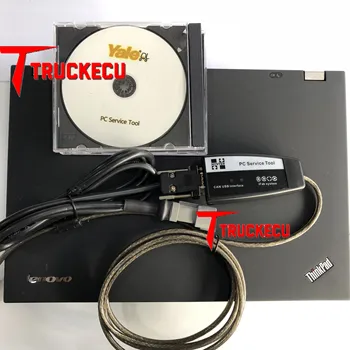 Price T420/CF19 Laptop+V4.94 Hyster Yale Forklift Truck Diagnostic Kit Yale PC Service Tool Ifak CAN USB Cable Hyster Yale Lift Trucks
