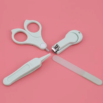 

Baby Nail Care Accessories Manicure Set Nursery Care Kit For Infant Toddler Nail Clippers+Scissors +Tweezers+Nail File Supplies