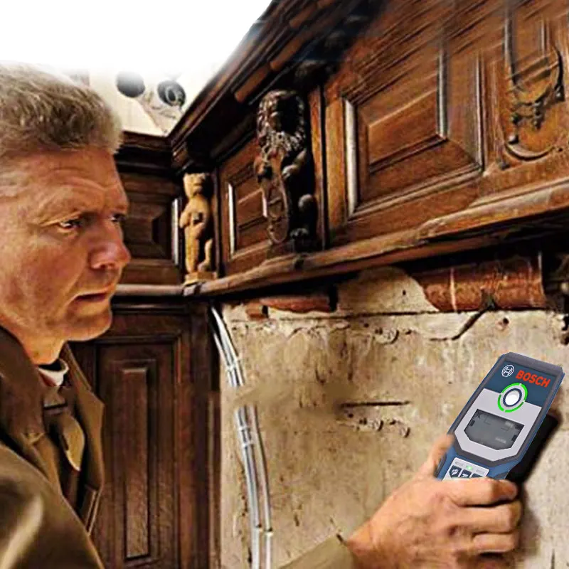 Bosch GMS120 высокоточный датчик для стены профессиональный Измерительный Провод/дерево/медь/металл/инструмент обнаружения