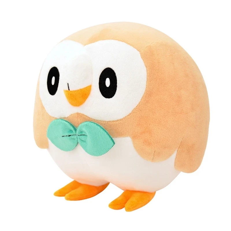 Оригинальные Плюшевые игрушечные куклы Pokemon Rowlet 25 см милый подарок для