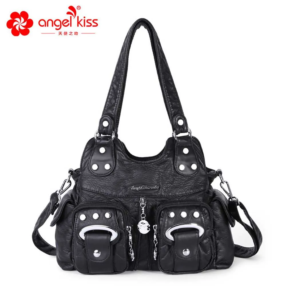 Angel Kiss Брендовые женские сумки кошелек из искусственной кожи много карманов на