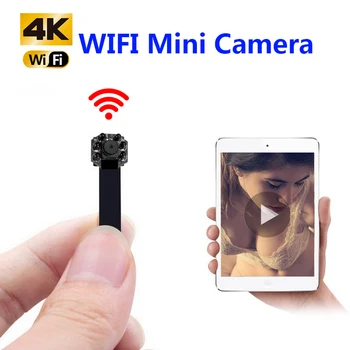 

Night view HD 4K Portable WiFi IP Mini Camera P2P Wireless Micro Camcorder Video Recorder Support Remote View TF card