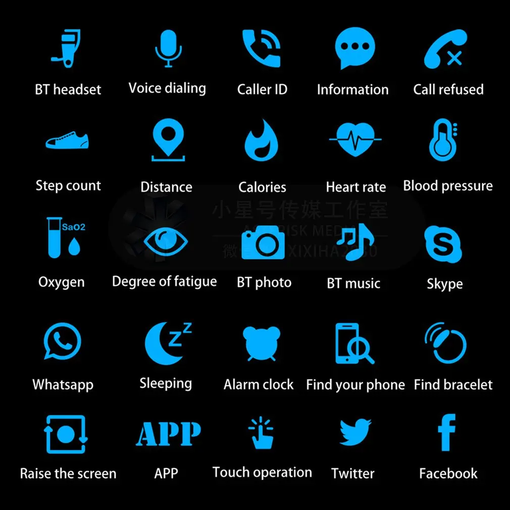 Беспроводная bluetooth-гарнитура, наушники, смарт-браслет, Bluetooth браслет, шагомер, фитнес-трекер, часы, браслет для Android, для iOS