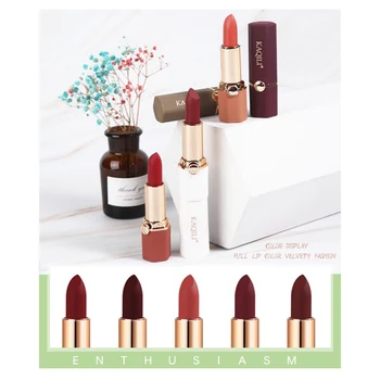 

New 5pcs Waterproof Sexy Lipstick Set Moisturizing Brighten Lip Tone Waterproof Lasting Colorfast Lipstick