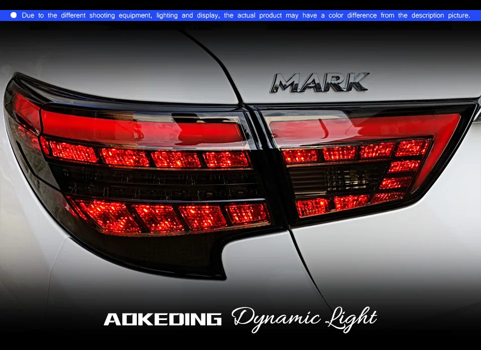 Автомобильный габаритный задний фонарь для Toyota eliz задние фонари 2013- Mark X Динамический указатель поворота светодиодный задний фонарь для Mark X
