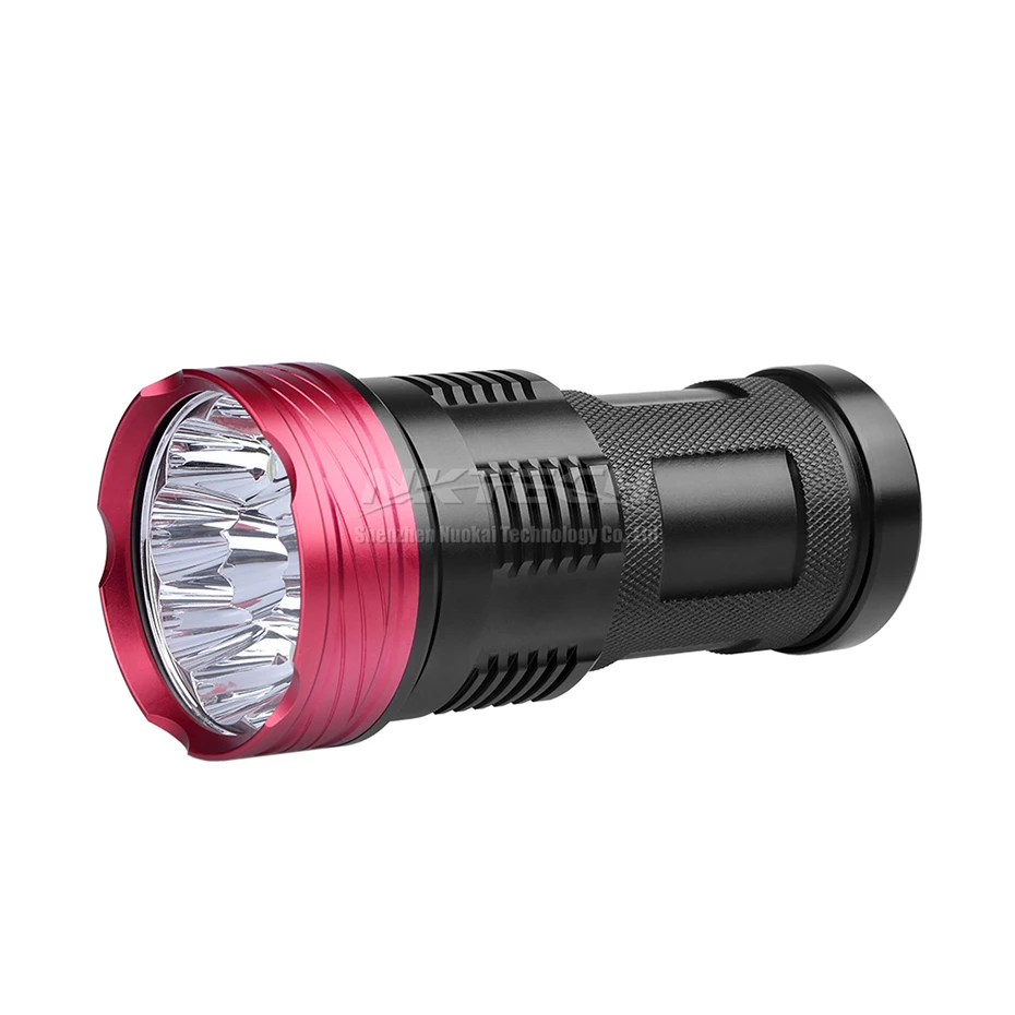 NKTECH супер яркий фонарик NK T10 10x T6 светодиодные тактические фонарики 11000LM для пеших