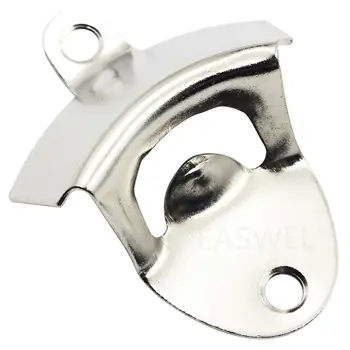 

50pcs Stainless Steel Wall Mount Bar Beer Coke Bottle Cap Opener Kitchen D1G4