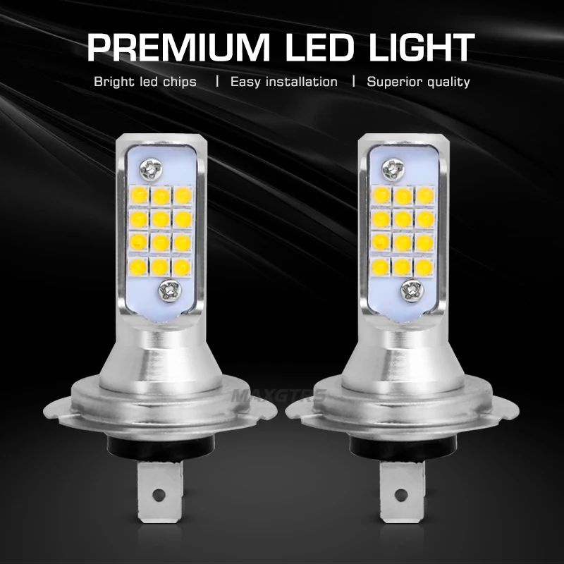 2x 1400LM H7 H8 H11 Led HB4 9006 HB3 9005 туман светильник s лампы 3535 SMD 5500K белый вождение автомобиля ходовой огонь автоматические светодиоды светильник 12V 24V