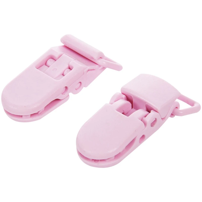 20 шт Детские Т-образные пластиковые зажимы для пустышки пустышка стильный значок держатель белый и розовый