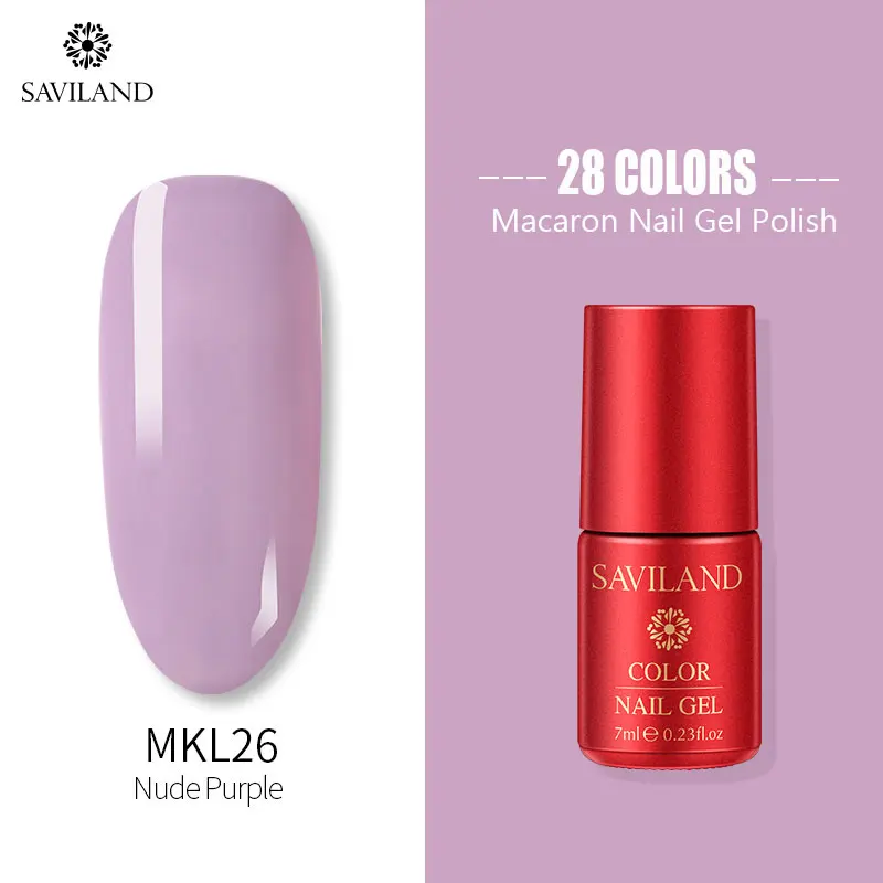 MKL26 Soak off 28 Цвета блестящие Макарон Гель-лак для ногтей! полупостоянная Lucky лак UV лампа длительного действия верхнее пальто Нейл-арт-дизайн - Цвет: MKL26