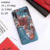 multicolor Africa map Plastic hard shell case For Oneplus 7T Pro 7 Pro 8 8 Pro case cover ► Photo 1/6