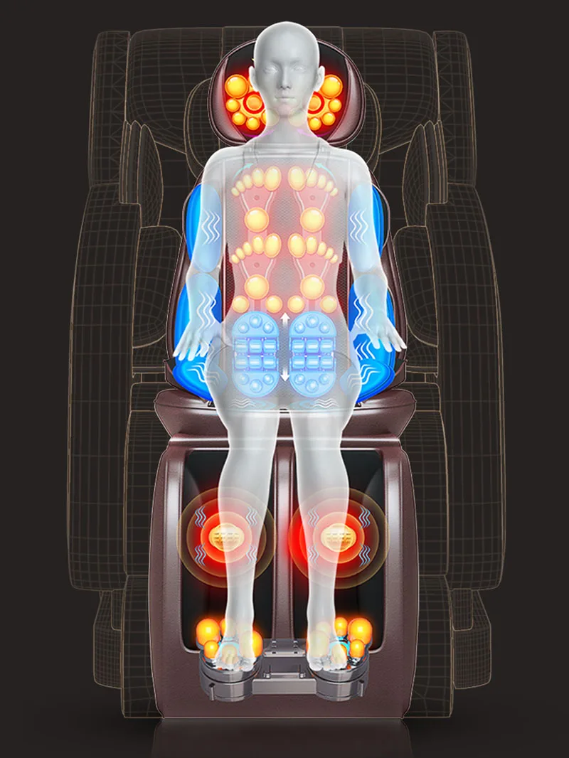 Neck Shoulder Cervical massage cushion chair Full body massage cushion shiatsu Electric shiatsu massager